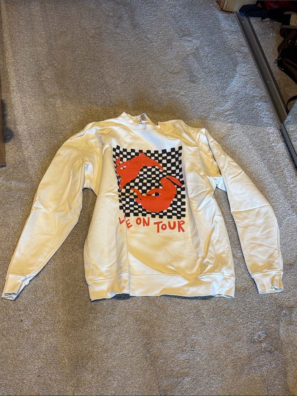 HARRY STYLES Cream Graphic Crewneck Sweatshirt